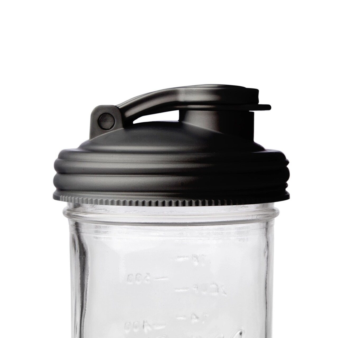 reCAP Mason Jar Pour Lid | Foldout Carry Loop | Regular and Wide Mouth | Leak-Proof Seal | USA Made | No-break material | Jar Not Included